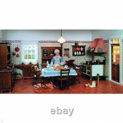 Mini Mundus Dollhouse Antique Kitchen, Furniture Kit