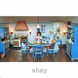 Mini Mundus Dollhouse Antique Kitchen, Furniture Kit