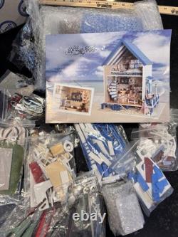 Miniature 3D Sakura Sushi Shop Dollhouse Coffee Bar Wedding Time Lot of 7 NEW