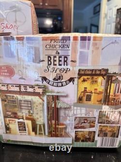 Miniature 3D Sakura Sushi Shop Dollhouse Coffee Bar Wedding Time Lot of 7 NEW