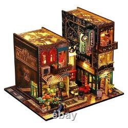 Miniature Building Kits DIY Wooden Scarbrough Hotel Book Nook Doll Houses Gifts