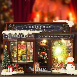 Miniature Christmas Houses Tiny House Kit Christmas House Wooden Doll House