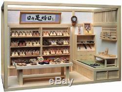 Miniature Craft Kit Geta Shoes Shop Large Sousaku Rakuza MADE IN JAPAN