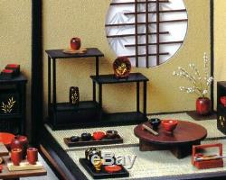 Miniature Craft Kit Japanese Lacquerware Shop Large Sousaku Rakuza MADE IN JAPAN