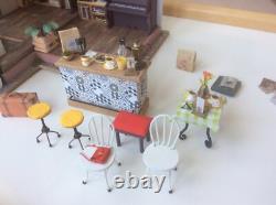 Miniature Diy Assembled Doll House Diorama Coffee Shop