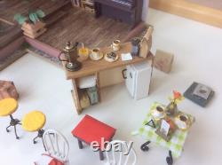 Miniature Diy Assembled Doll House Diorama Coffee Shop