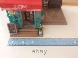 Miniature Diy Assembled Doll House Diorama Coffee Shop