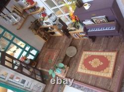 Miniature Diy Assembled Doll House Diorama Coffee Shop