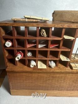 Miniature Doll House Shackman Post Office With Packages And Newspapers