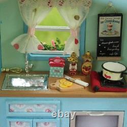 Miniature Dollhouse DIY Kit 3D Puzzle with Charming LED Light & Instructions
