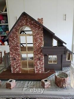 Miniature Farmhouse dollhouse