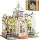 Miniature Greenhouse Kit Botanical Oasis Model Building Craft for Adults and