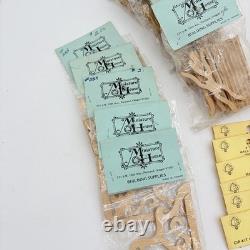 Miniature House Dollhouse Supplies Lot Shakes Stairs Cir-Kit Hardware NOS