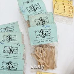Miniature House Dollhouse Supplies Lot Shakes Stairs Cir-Kit Hardware NOS