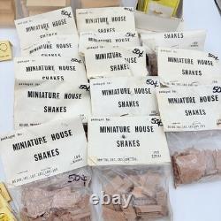 Miniature House Dollhouse Supplies Lot Shakes Stairs Cir-Kit Hardware NOS