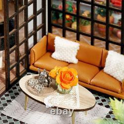 Miniature House Kit DIY Dollhouse Kit Tiny House Room Decorations Mini Home