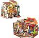 Miniature House Kit DIY Mini Dollhouse with Accessories Corner Bookstore