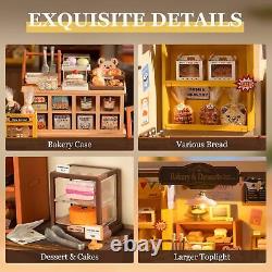 Miniature House Kit DIY Mini Dollhouse with Accessories Tiny House Making Kit
