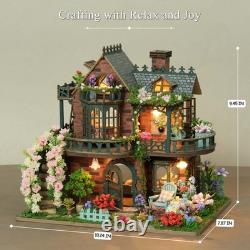 Miniature House Kit, Dollhouse Kit, Miniature Kit, DIY Mini House Building Ki