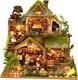 Miniature House Kit Dollhouse Kit Miniature Kit DIY Mini House Building Kit
