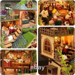 Miniature House Kit Dollhouse Kit Miniature Kit DIY Mini House Building Kit
