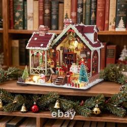 Miniature House Kits for Adults Wooden 3D DIY Model Craft Family Christmas Home
