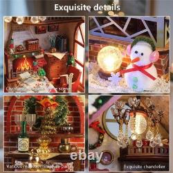 Miniature House Kits for Adults Wooden 3D DIY Model Craft Family Christmas Home