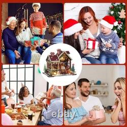 Miniature House Kits for Adults Wooden 3D DIY Model Craft Family Christmas Home