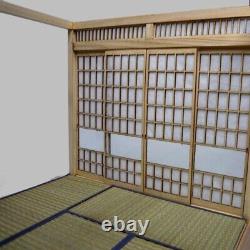 Miniature Kit Japanese style Room SET of 3 Doll House Handmade Wooden 1/12