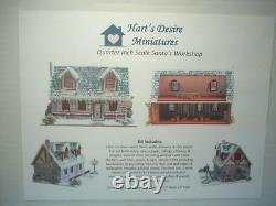 Miniature Santas Workshop House KIT Hart's Desire 1/4 (148) Scale