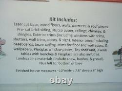 Miniature Santas Workshop House KIT Hart's Desire 1/4 (148) Scale