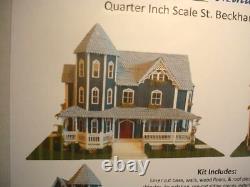 Miniature St. Beckham Gothic Victorian House KIT Hart's Desire 1/4 (148) Scale
