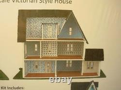 Miniature Victorian Style House KIT 1/4 (148) Scale Hart's Desire