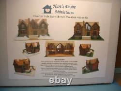 Miniature Victorian Style House KIT Hart's Desire 1/4 (148) Scale