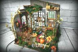 Miniatures Green Witches Patio Magical Garden Architectural Engineer Model