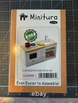 Minitura DIY Dollhouse Furniture Kits 118 Scale