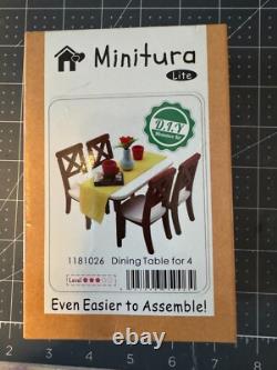 Minitura DIY Dollhouse Furniture Kits 118 Scale