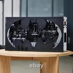 Moc Lego Batcave Shadow Box 76252 Building Blocks 3981 PCS Black Cave Set NEW
