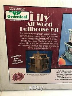 Model Greenleaf Dollhouses #9304 Lily All Wood Dollhouse New In Open Box