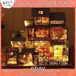 Moin moin 1/24 Dollhouse Miniature Handmade Kit Set Ryokan Japanese garden
