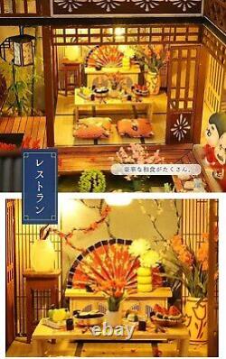 Moin moin 1/24 Dollhouse Miniature Handmade Kit Set Ryokan Japanese garden