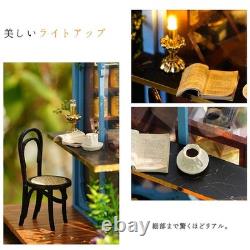 Moin moin DIY Dollhouse Miniature Kit Rose Garden Tea House Greenhouse
