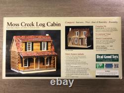 Moss Creek Log Cabin Dollhouse J535 Real Good Toys Open Box
