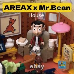 Mr Bean's House Building Blocks Set 4Rooms TV Scenes Diorama Bricks Toy 1800+pcs