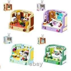 Mr Bean's House Building Blocks Set 4Rooms TV Scenes Diorama Bricks Toy 1800+pcs