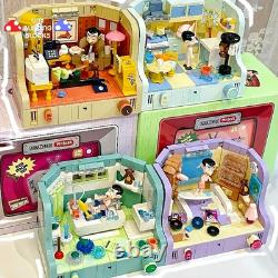 Mr Bean's House Building Blocks Set 4Rooms TV Scenes Diorama Bricks Toy 1800+pcs
