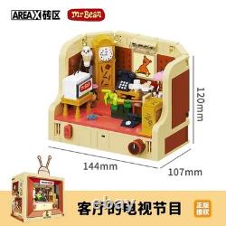 Mr Bean's House Building Blocks Set 4Rooms TV Scenes Diorama Bricks Toy 1800+pcs