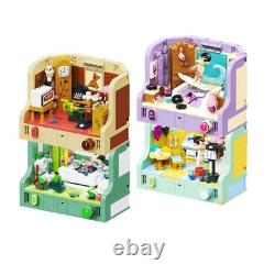Mr Bean's House Building Blocks Set 4Rooms TV Scenes Diorama Bricks Toy 1800+pcs