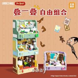 Mr Bean's House Building Blocks Set 4Rooms TV Scenes Diorama Bricks Toy 1800+pcs