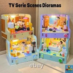 Mr Bean's House Building Blocks Set 4Rooms TV Scenes Diorama Bricks Toy 1800+pcs